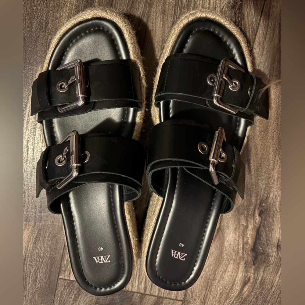 Zara platform sandals